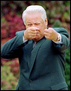 Boris Yeltsin, o atual czar russo